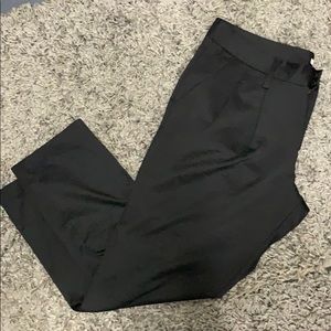 Gap cropped silky tuxedo trouser